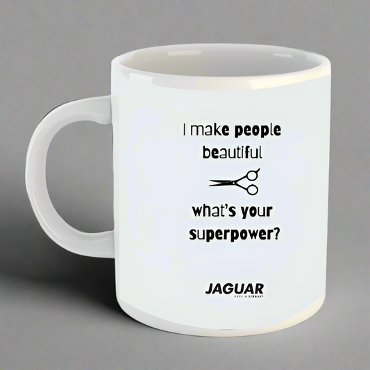 Superpower Quote Coffee Mug - Jaguar Branded Products.