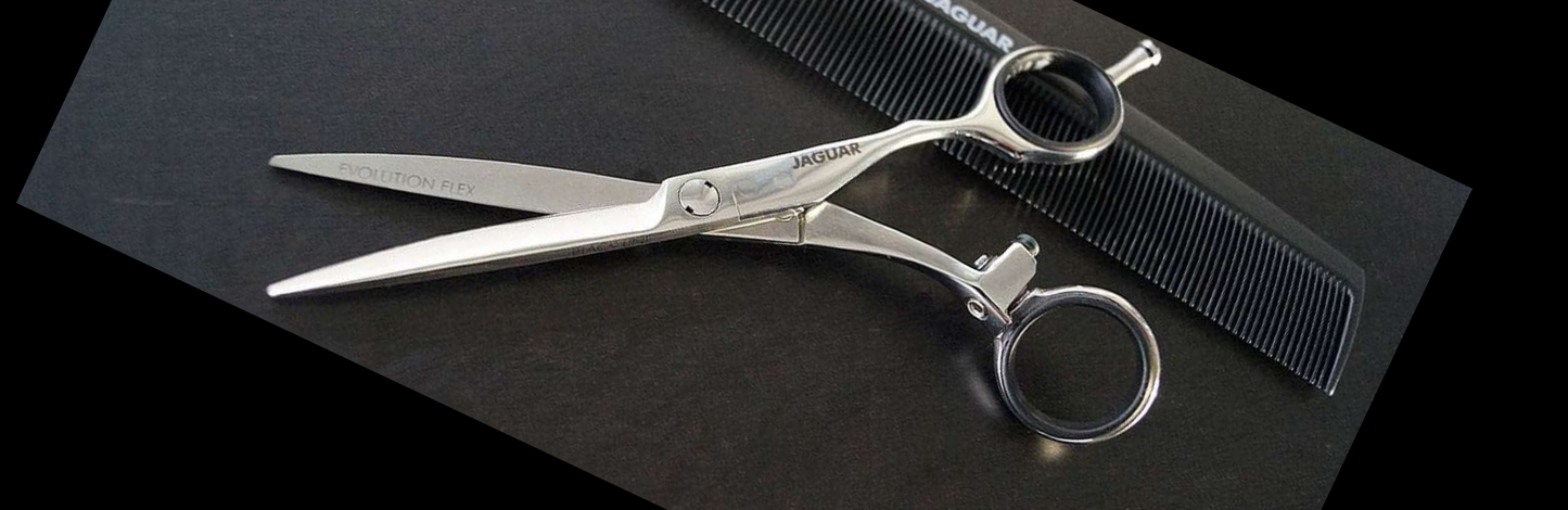 Jaguar EVOLUTION FLEX Hairdressing scissors 5.75 Inch | Black Line Scissors - LoveSelf Beauty