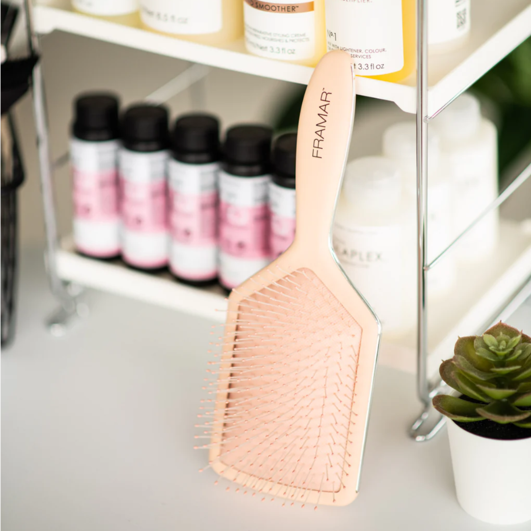 Buy Paddle Brush for Hair of Framar now in India by Love Self Beauty.