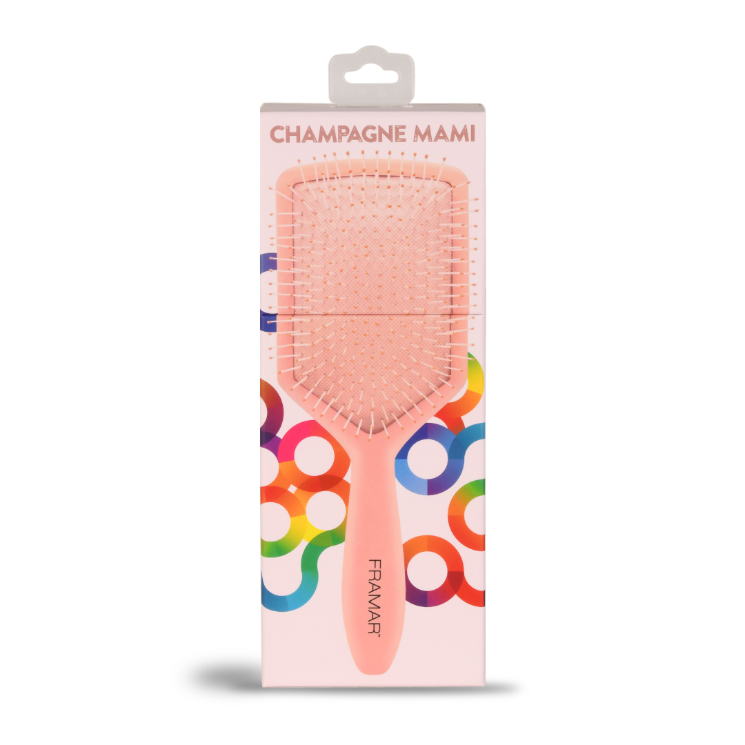 Buy Framar Champagne Mami Paddle Hair Brush online in India at Love Self Beauty.