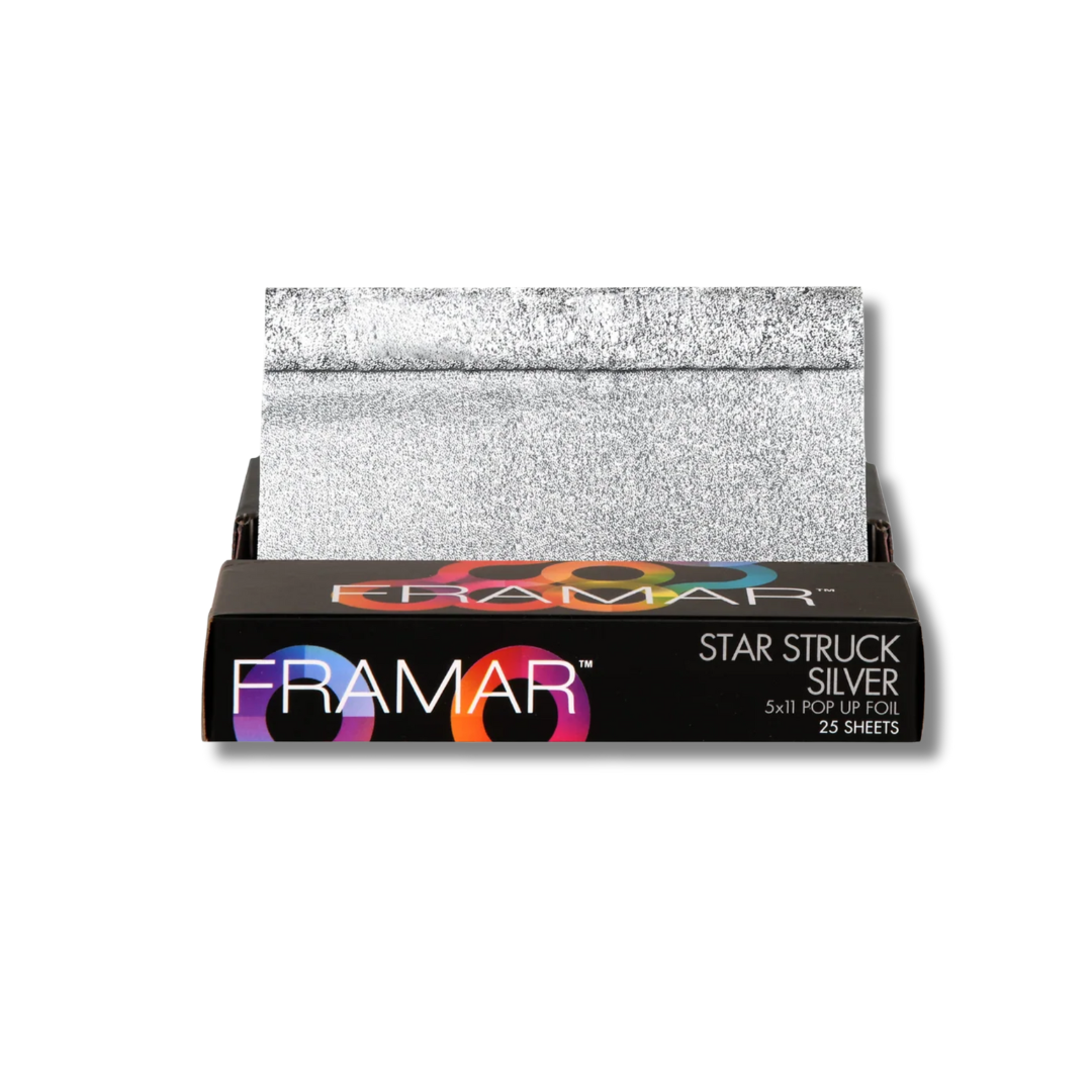 Buy Framar Aluminium Hair Color Foil, Star Struck Silver | Love Self Beauty India