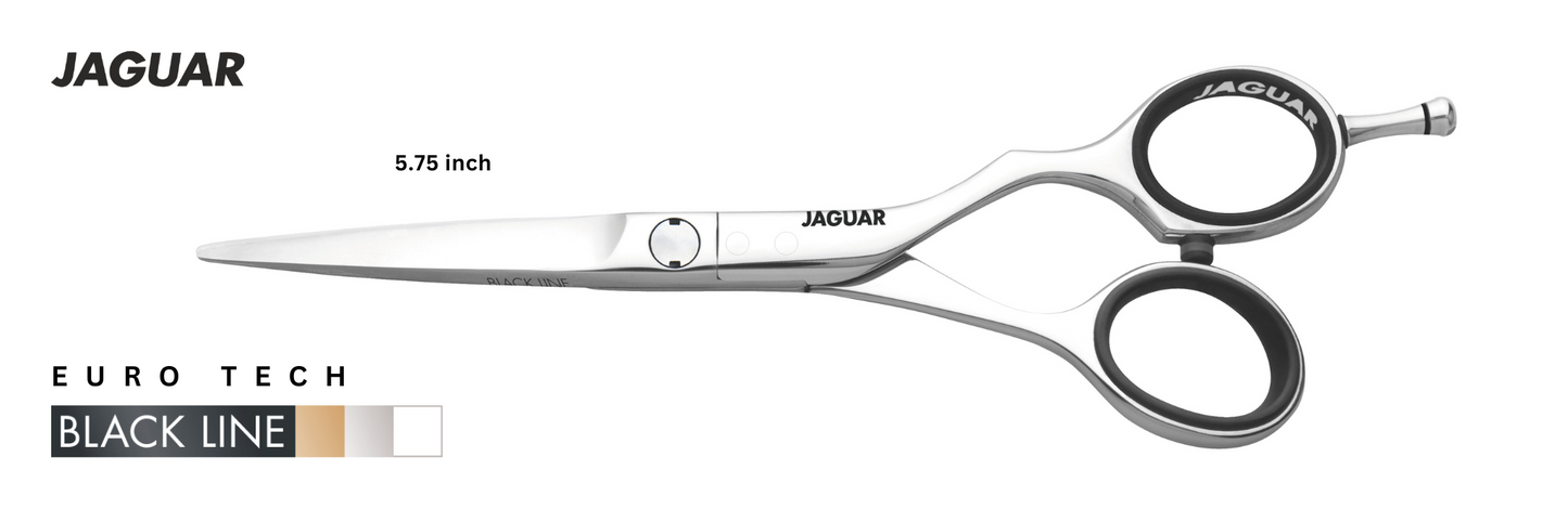 Jaguar EURO TECH Hairdressing scissors 5.75 Inch | Black Line Scissors - LoveSelf Beauty