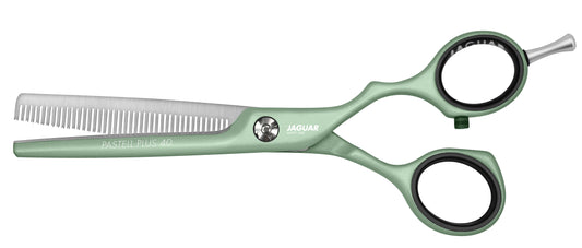 Buy Jaguar Texturing Hair Thinning Scissors Pastell Plus Offset 40 Matcha Color | Love Self Beauty.