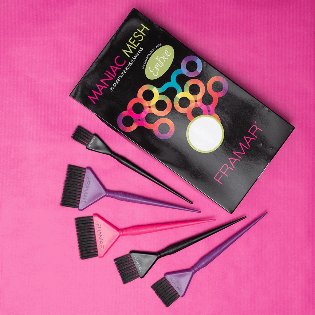 Framar Reusable sheets for hair coloring and bleaching maniac mesh