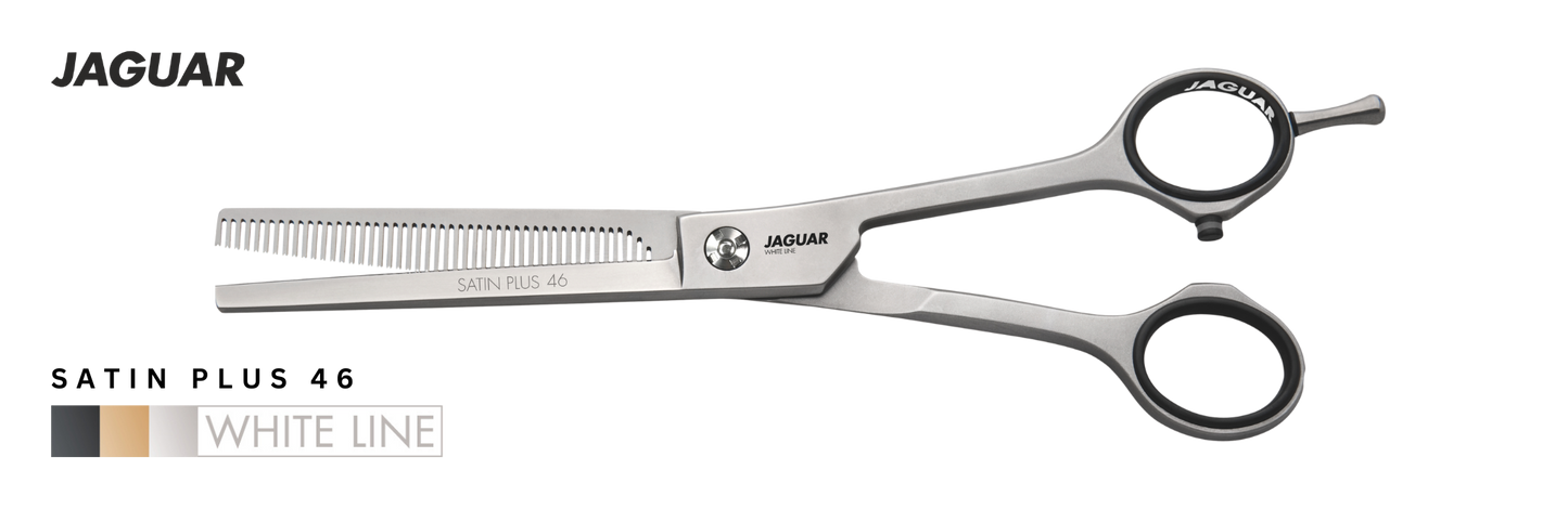 Buy Jaguar Hair Thinning Texturing Scissors Satin Plus 46, Best Salon hair thinning scissors | Love Self Beauty.