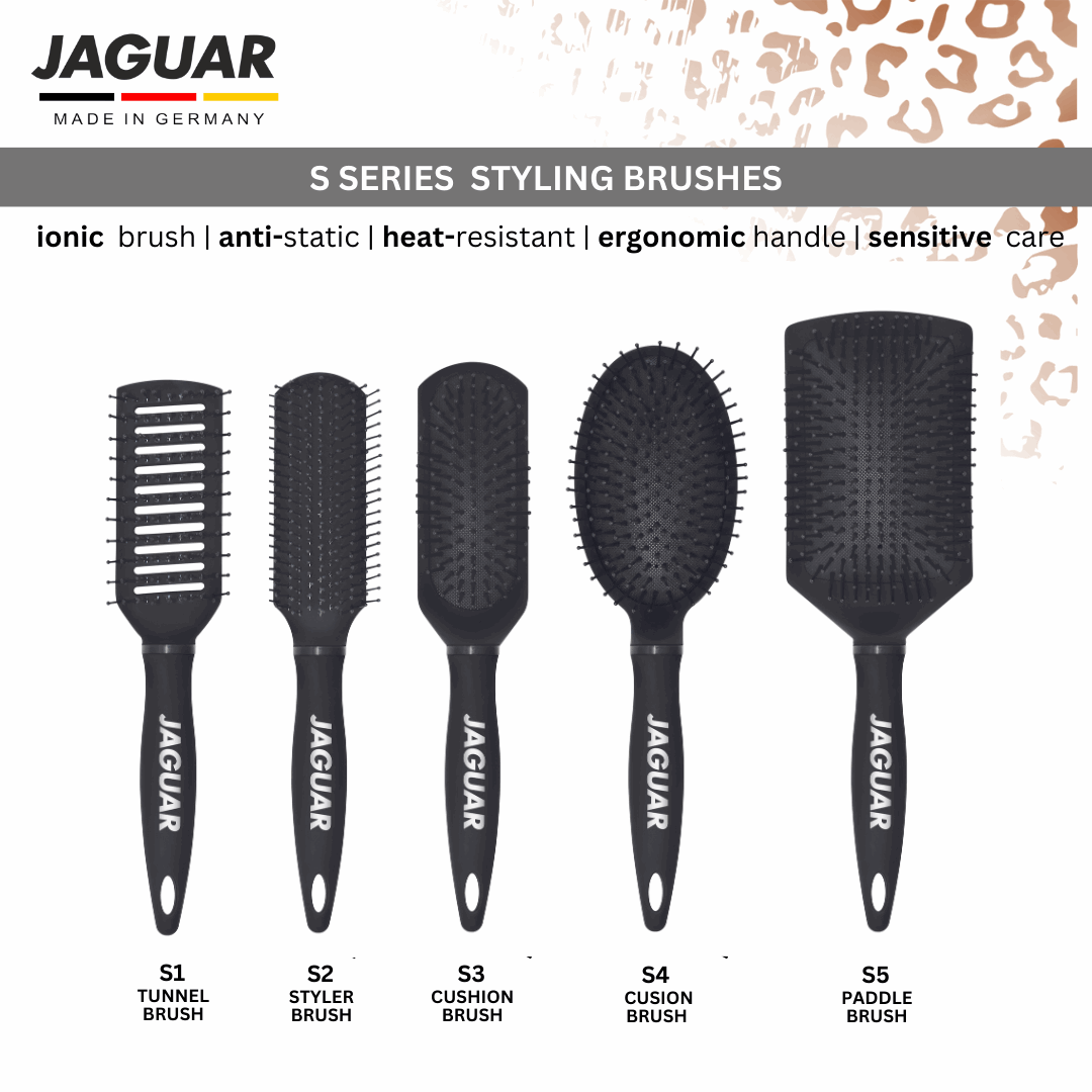 Jaguar S Series Paddle Brush and Hair Styling brush