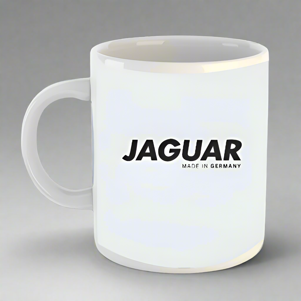 White Coffee Mug - Jaguar Hairdressing Scissors Merchandise | Love Self Beauty.