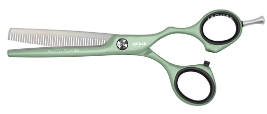 Buy Jaguar Pastell Plus Crane Matcha Professional hair thinning scissors. Best Texturing thinning Scissors for salons | Love Self Beauty.