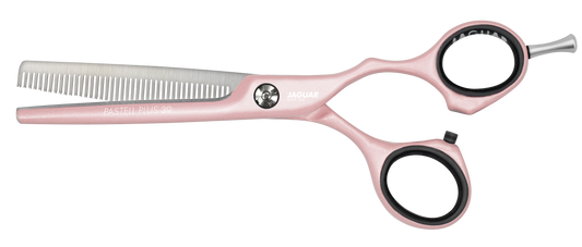 Buy Jaguar Pastell Plus Crane Rose Professional hair thinning scissors. Best texturing thinning Scissors for salons | Love Self Beauty.