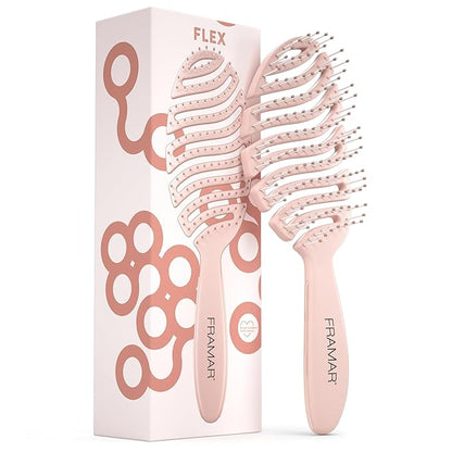 Framar Flex Hair Brush | Champagne