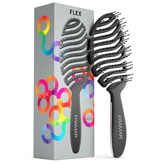 Framar Flex Hair Brush | Black