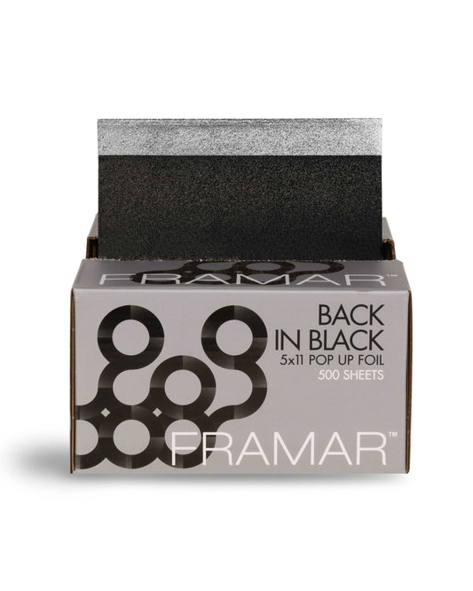 Buy Framar Hair Color Foil, Aluminium Hair Coloring foil for salons, Back to Black - Pop Up | Love Self Beauty.