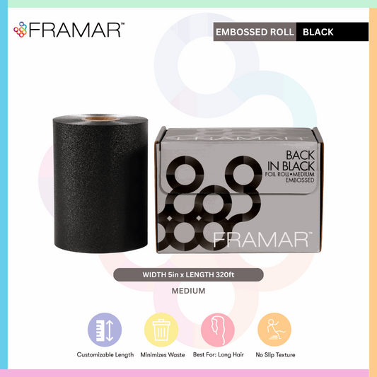 Foil Rolls for Hair Coloring Black