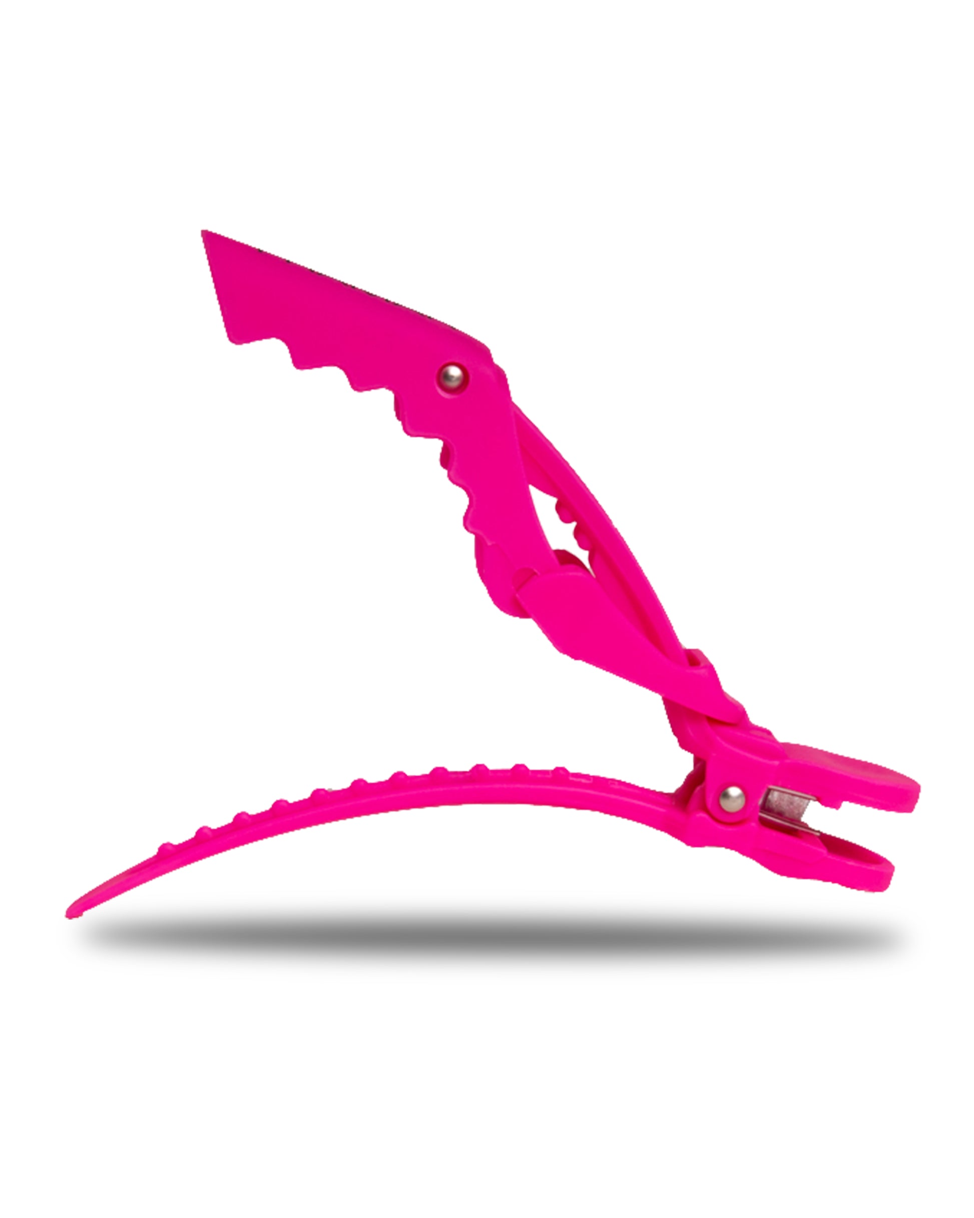 Framar Pink Gator Hair Claw Clip for Hair Sectioning