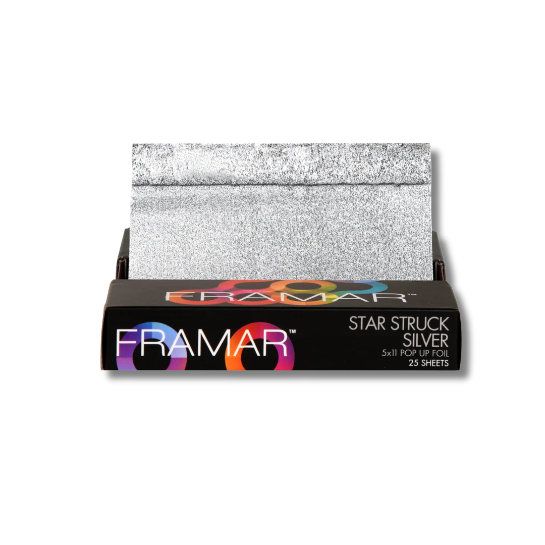 Buy Framar Aluminium Hair Color Foil, Star Struck Silver | Love Self Beauty India 