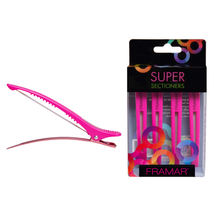 Buy Framar Hair Section Clip - Super Sectioner clip pink | Love Self Beauty