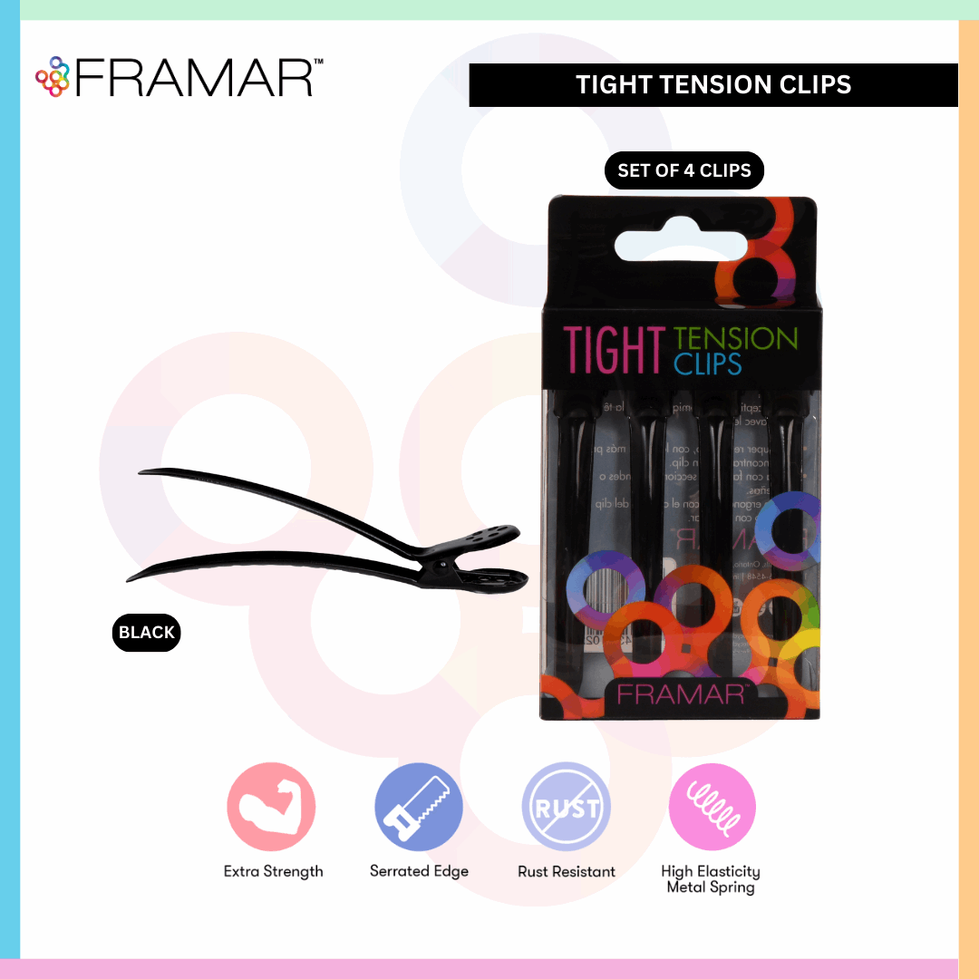 Framar Hair Clip Tight Tension Claw Clips