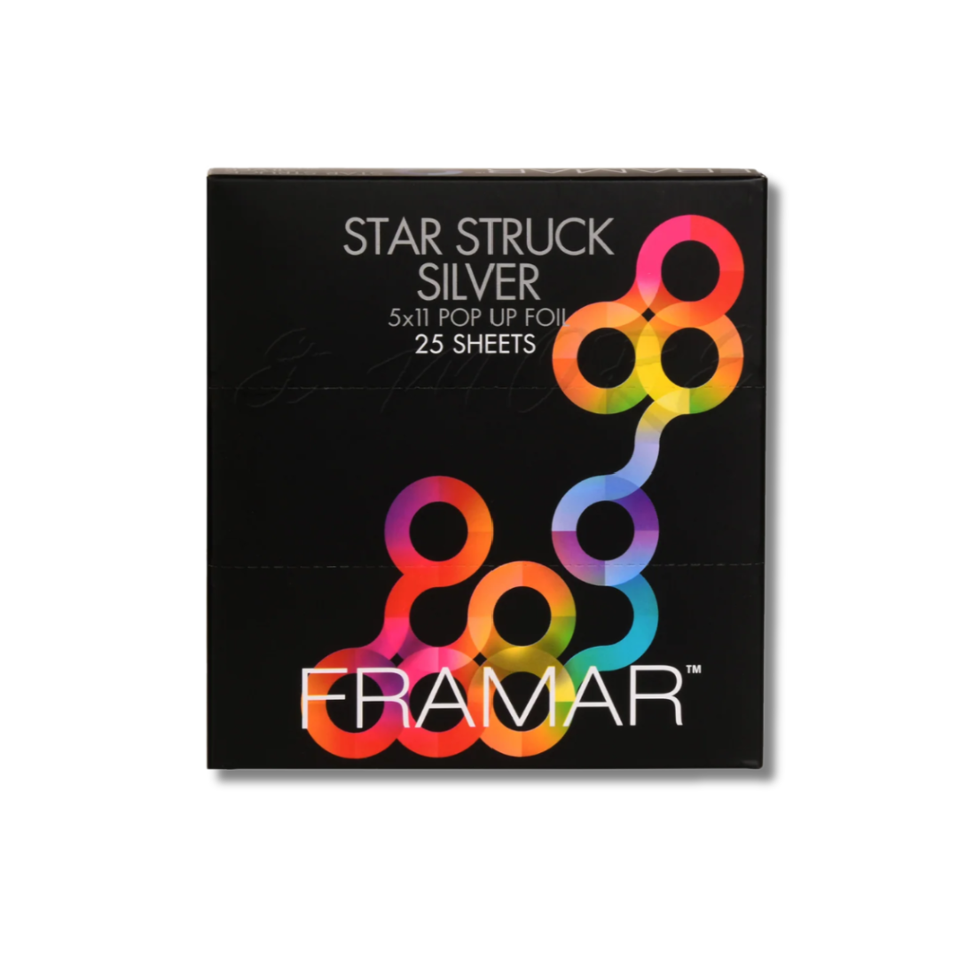 Buy Framar Aluminium Hair Color Foil for salons, Star Struck Silver | Love Self Beauty India 