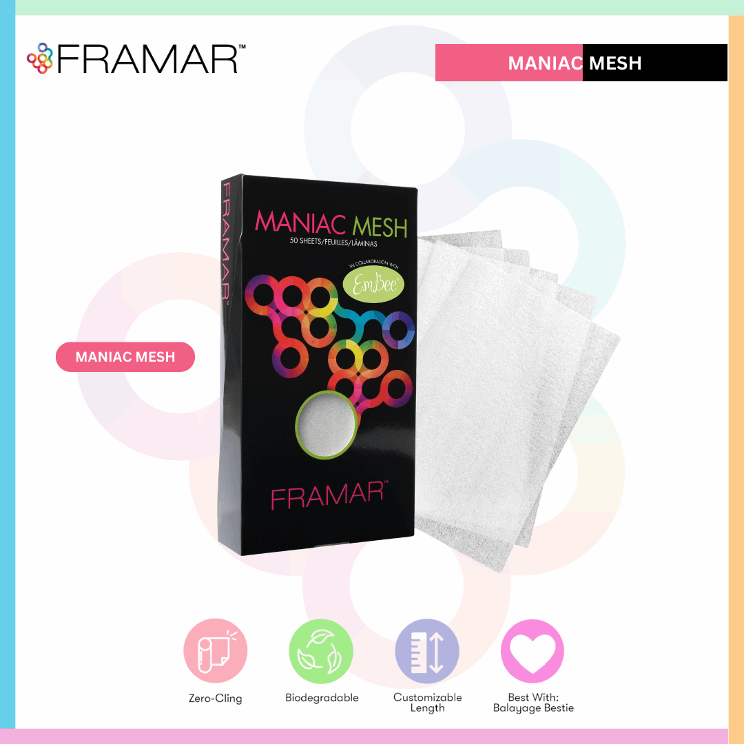 Framar maniac mesh Reusable sheets for hair coloring and bleaching