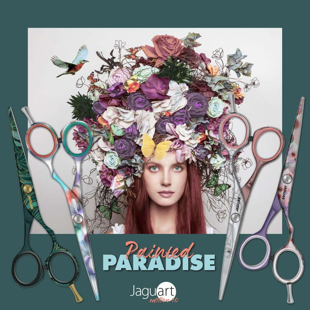 Jaguar hair scissors painted paradise all - 5.5 Inch scissors- LoveSelf Beauty