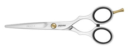 BUY JAGUAR ERGO Polished hairdressing scissors for Hair cutting in chrome finish | Love Self Beauty.