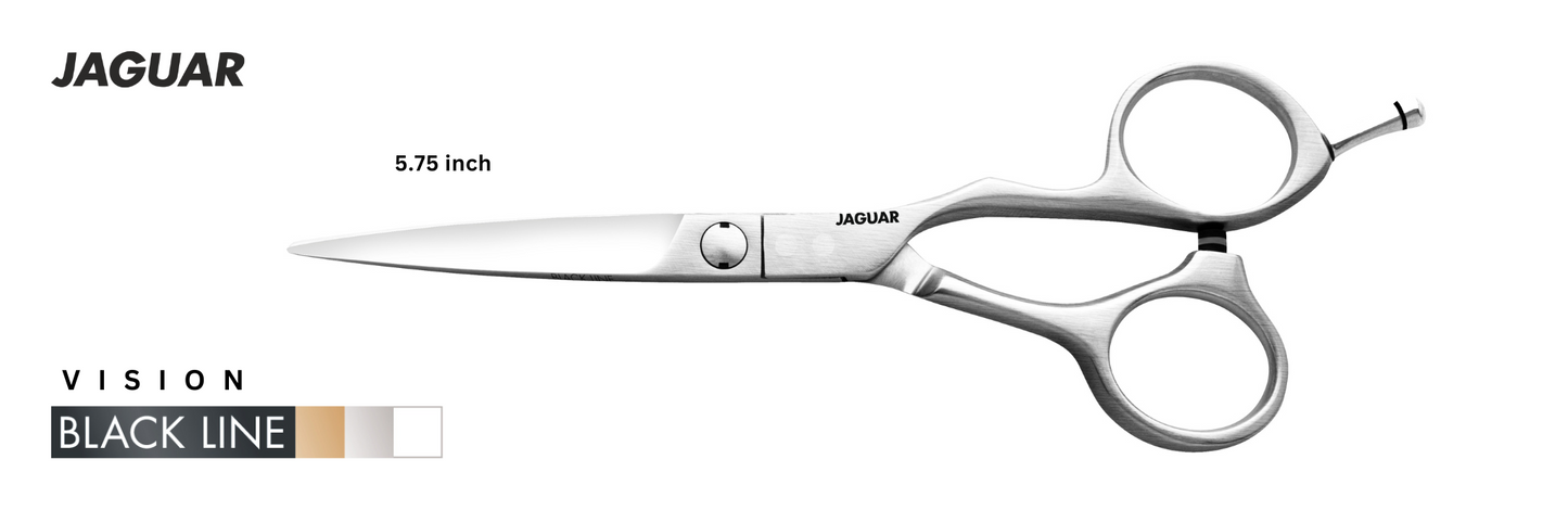 Jaguar VISION Hairdressing scissors 5.75 Inch | Black Line Scissors - LoveSelf Beauty