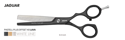 Buy Jaguar Texturing Hair Thinning Scissors Pastell Plus Offset 40 Lava Color | Love Self Beauty.