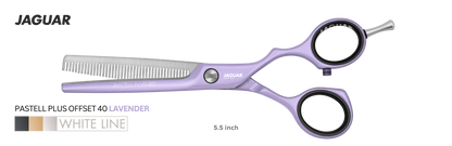 Buy Jaguar Texturing Hair Thinning Scissors Pastell Plus Offset 40 Lavender Color | Love Self Beauty.