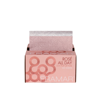 Buy Framar Hair Color Foil, Aluminium Hair Coloring foil for salons, Rose all day - Pop Up | Love Self Beauty. 