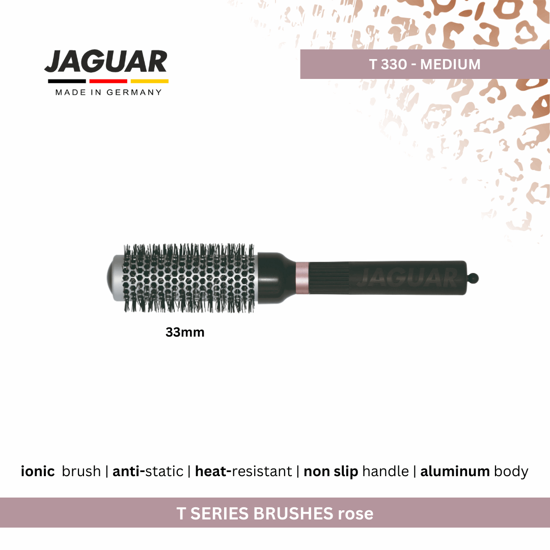 Jaguar T-SERIE ROSE Ionic Thermo Round Brushes