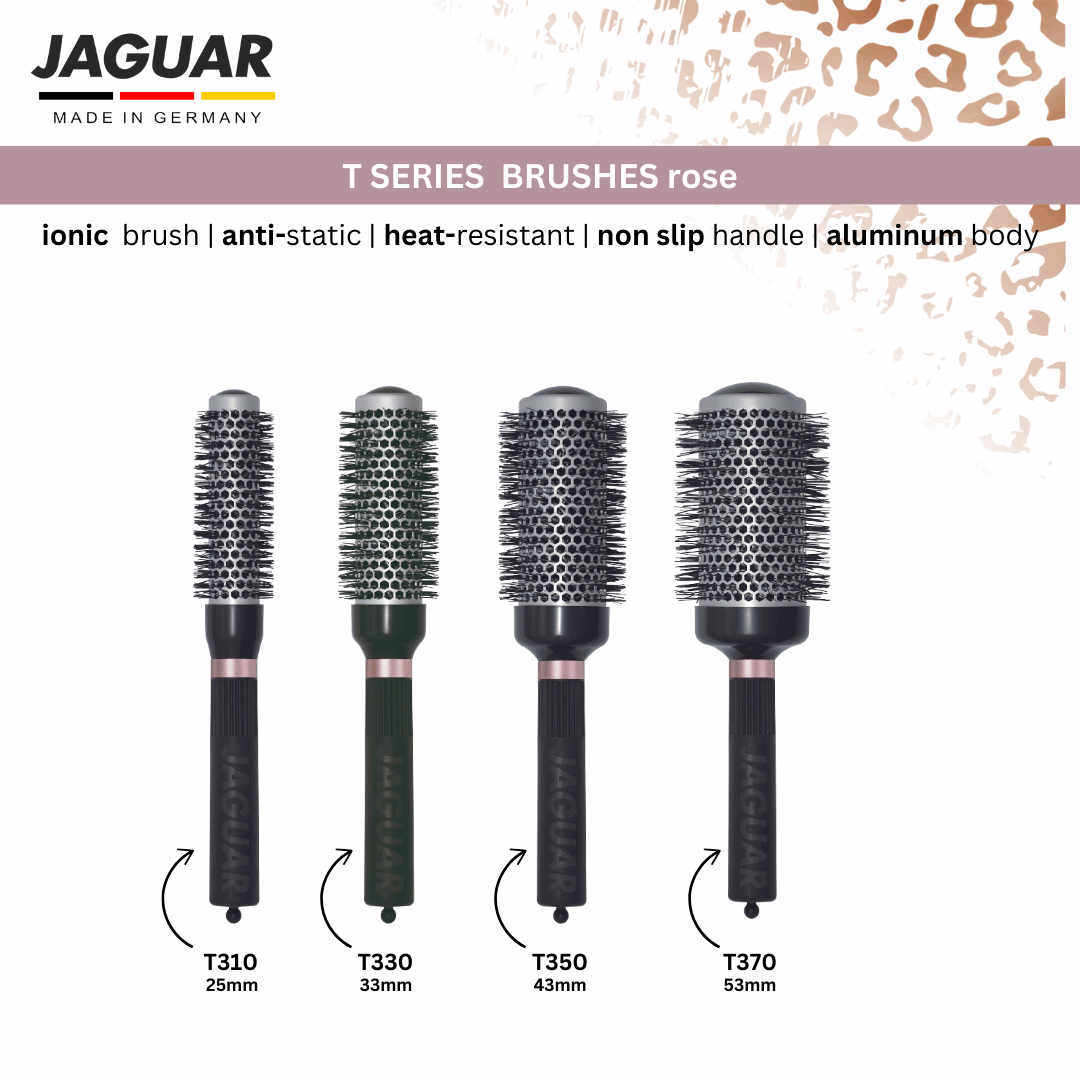 Jaguar T-SERIE ROSE Ionic Thermo Round Brushes