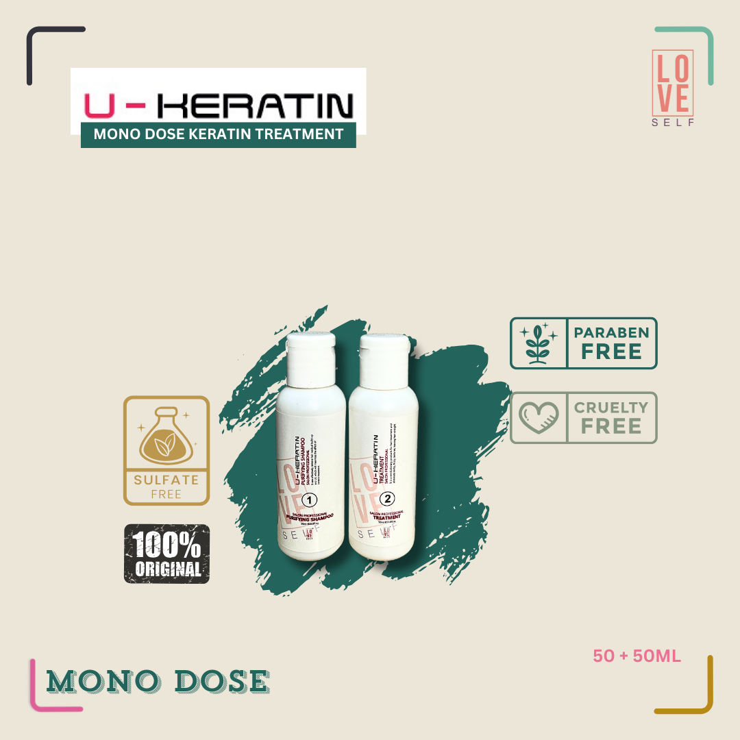 U Keratin Treatment Kit Mono dose | Love Self Beauty