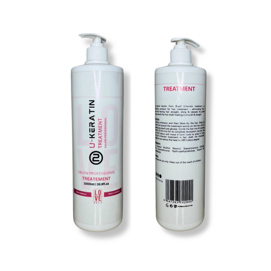 Buy Original U Keratin Hair Treatment for Hair Straightening. ukeratin treatment for hair frizz removal by Love Self Beauty. 