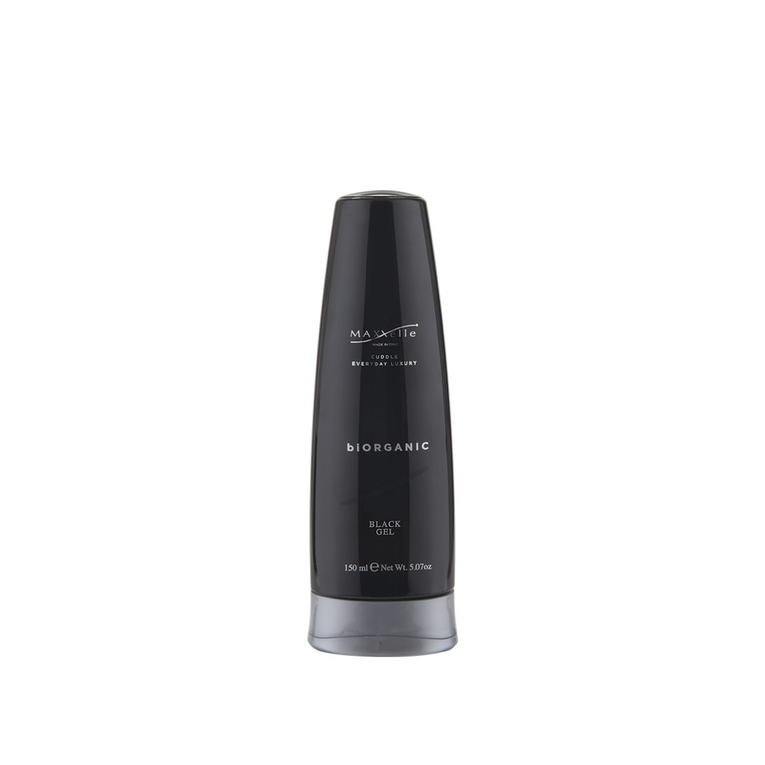 Black Gel 150ml Colored Gel for Gray Hair - Shine, Modeling, Temporary Effect