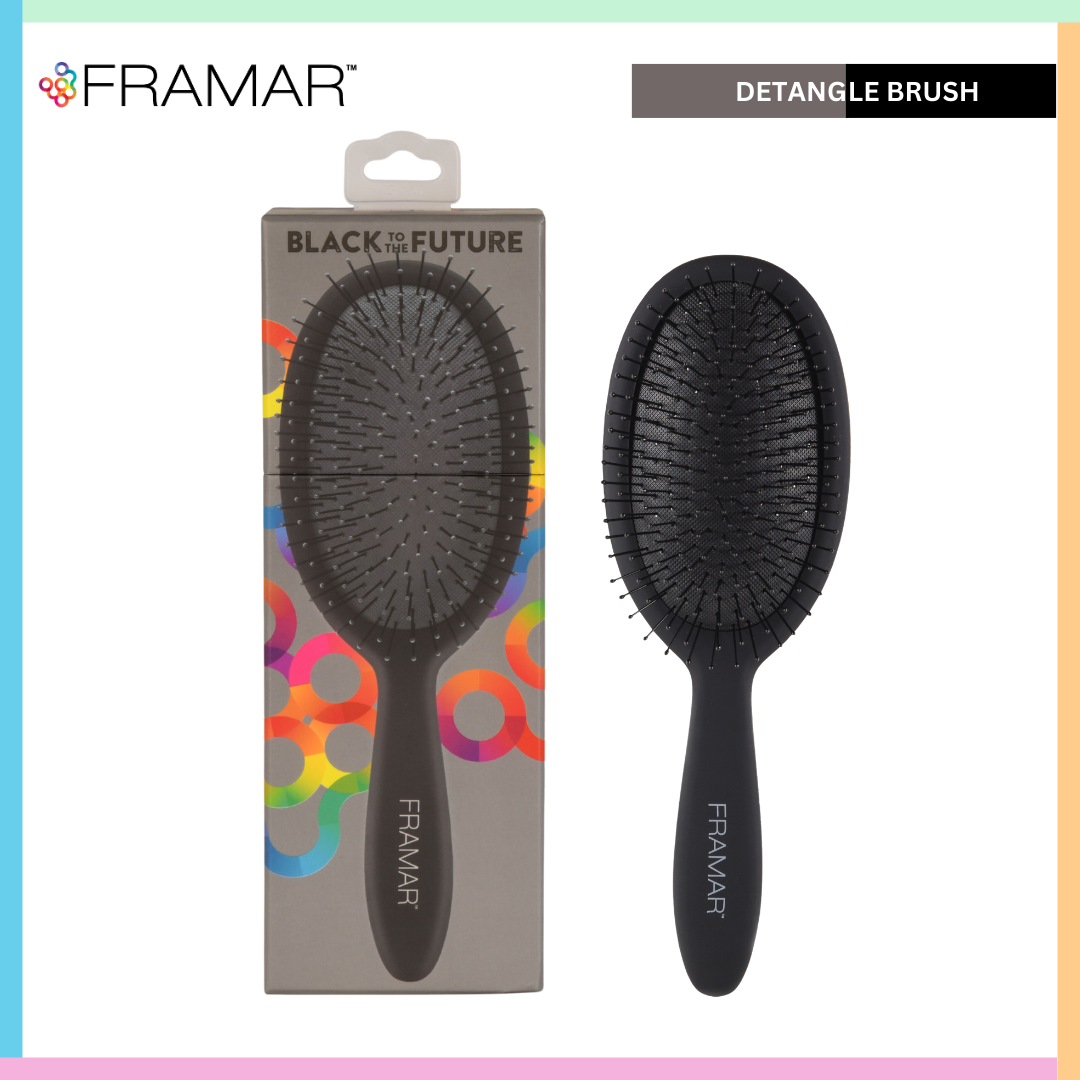 Buy Framar Hair Detangle brush in black Color | Love Self Beauty