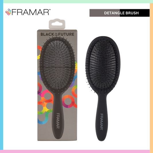 Buy Framar Hair Detangle brush in black Color | Love Self Beauty