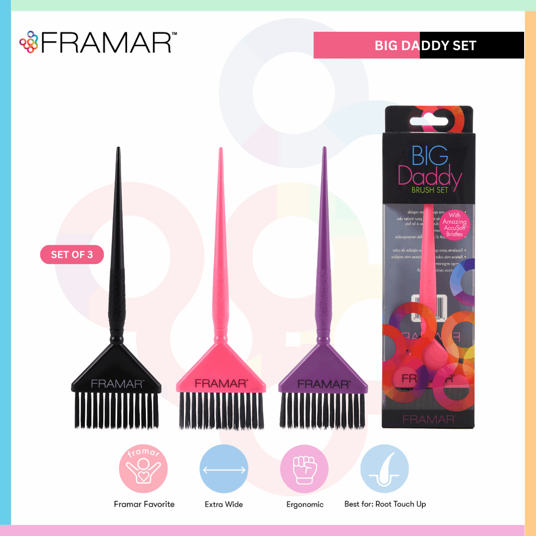 wide Hair Color brush Framar Big Daddy 