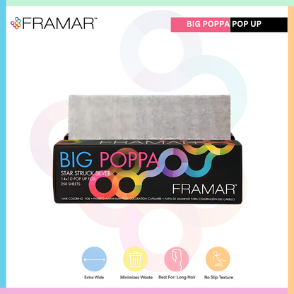 Big size hair coloring foil 