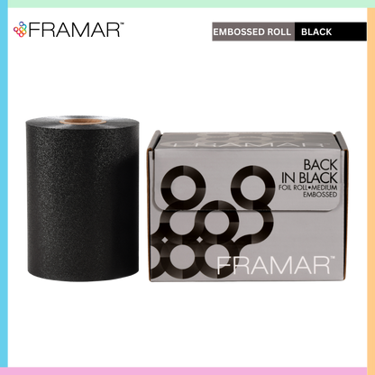 Framar aluminium hair color foil roll black | Love Self Beauty