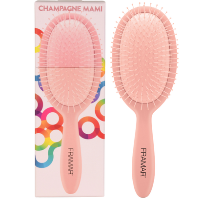 Framar Hair Detangle brush in Champagne Color | Love Self Beauty