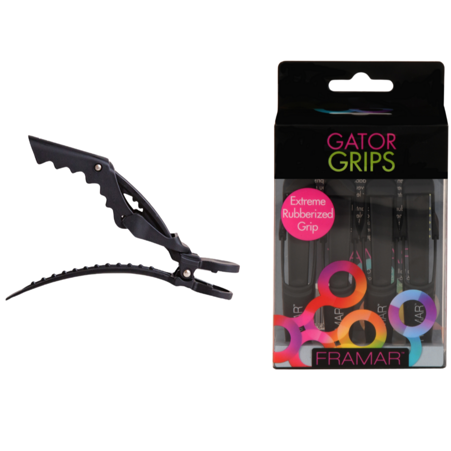 Framar Crocodile Hair Clip black for creating hair sections | Love Self Beauty