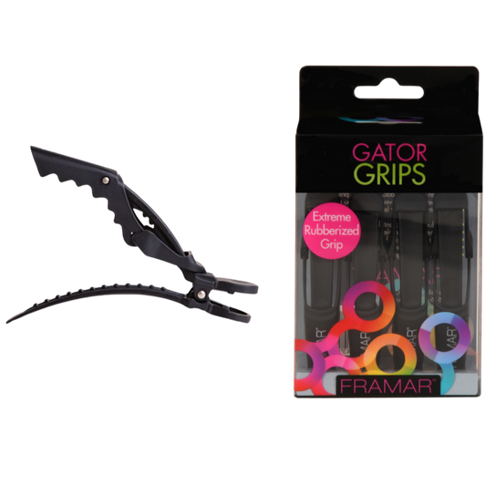 Framar Crocodile Hair Clip black for creating hair sections | Love Self Beauty