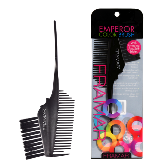 Hair Coloring Brush with Comb | Framar Emperor Color Brush | Love Self Beauty.