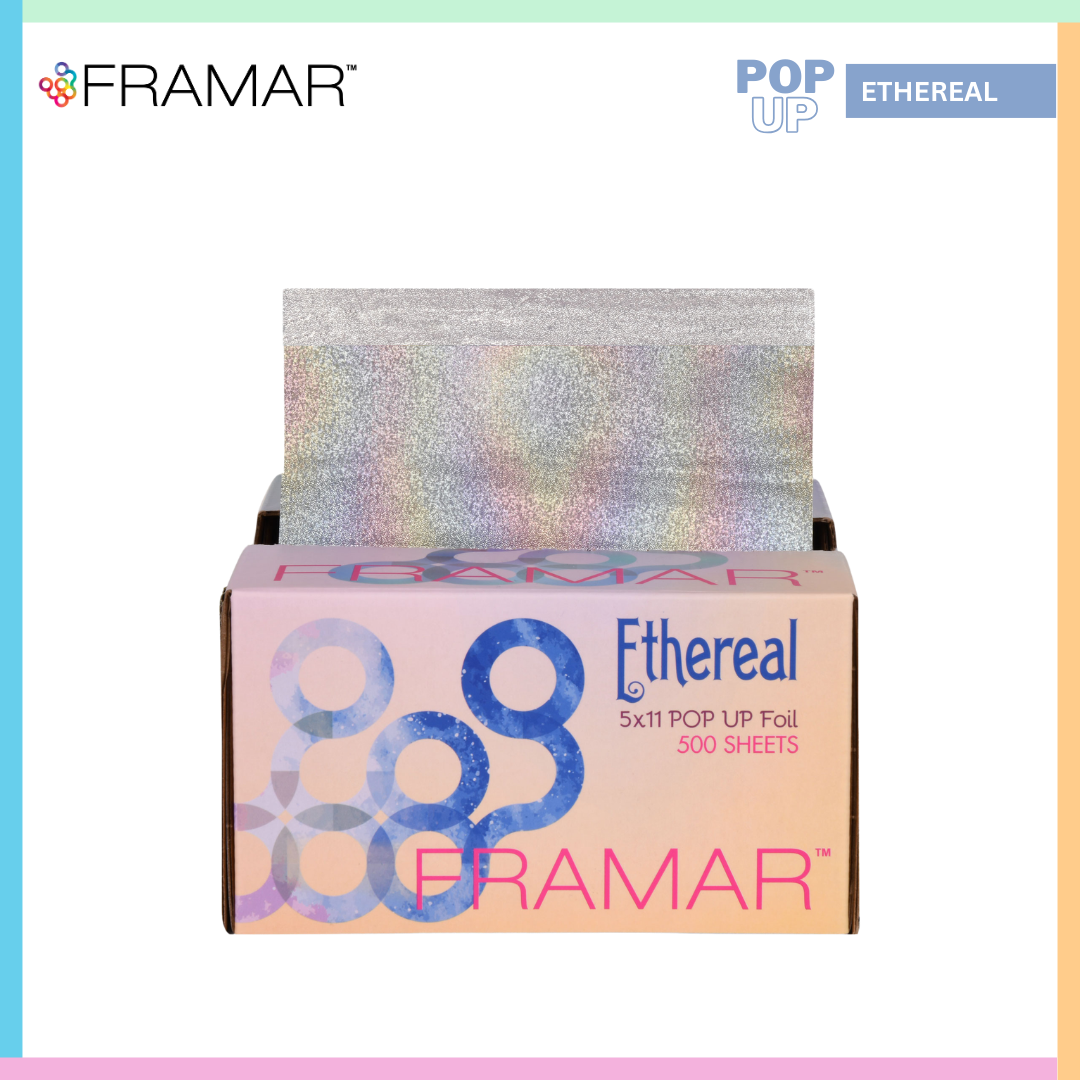 Framar aluminium Hair Coloring Foil Pop Up Box | Ethereal 500 sheets