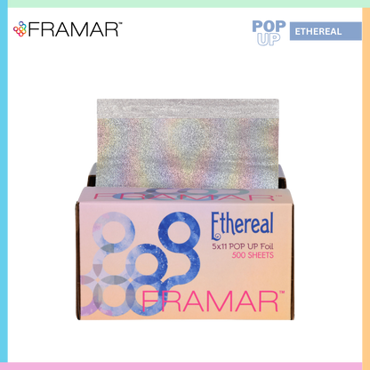 Framar aluminium Hair Coloring Foil Pop Up Box | Ethereal 500 sheets