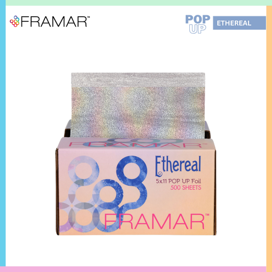 Framar aluminium Hair Coloring Foil Pop Up Box | Ethereal 500 sheets