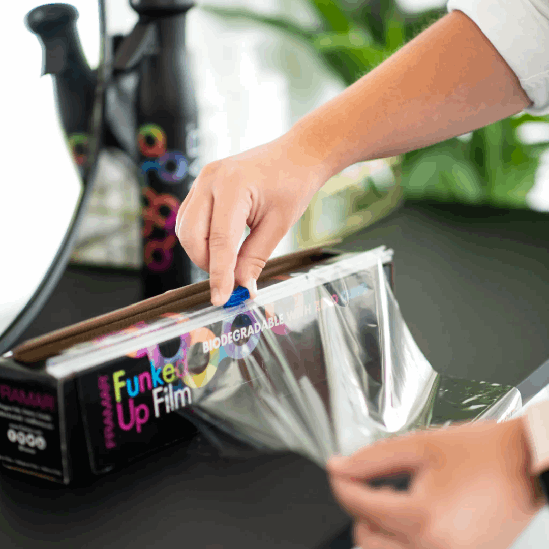 framar Funked up Film is for hair coloring and bleaching 