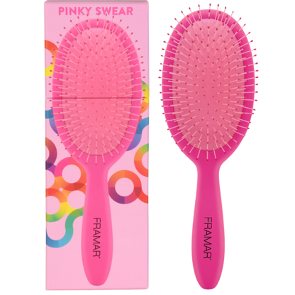 Buy Framar Hair Detangle brush in pink Color | Love Self Beauty