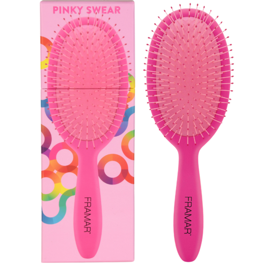 Buy Framar Hair Detangle brush in pink Color | Love Self Beauty