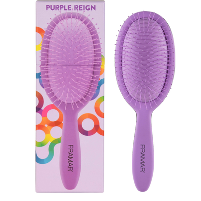 Framar Hair Detangle brush in purple color | Love Self Beauty